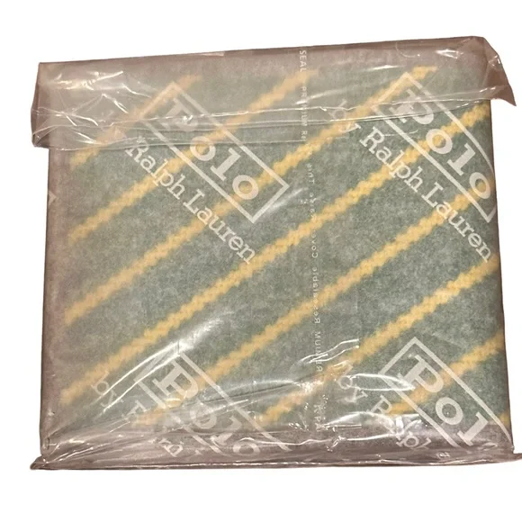 Polo Ralph Lauren Bear Stripped Needlepoint Leather Wallet NWT - Picture 6 of 8